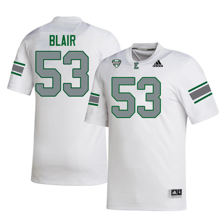 Eastern Michigan Eagles #53 Messiah Blair College Football Jerseys Stitched Sale-White
